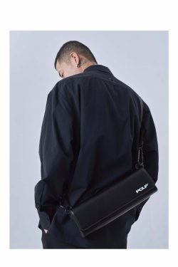 Y2K Grunge Long Satchel Bag - Retro 90s Fashion, Y2K Summer Outfits, Gothic Y2K Style