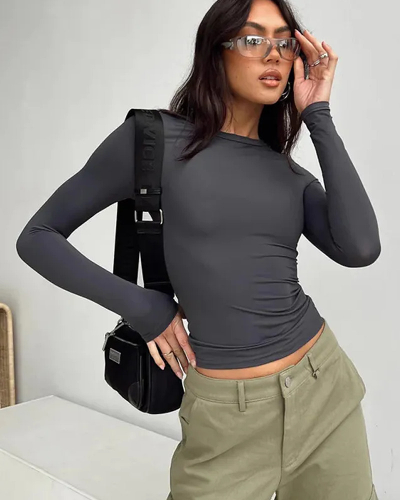 Y2K Grunge Long Sleeve T-Shirt - Retro 90s Fashion, Summer Outfits, and Pastel Goth Style