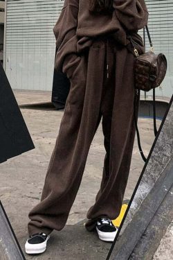 Y2K Grunge Loose Sweatpants - Retro 90s Fashion, Summer Y2K Outfits, Gothic Y2K Style