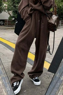 Y2K Grunge Loose Sweatpants - Retro 90s Fashion, Summer Y2K Outfits, Gothic Y2K Style