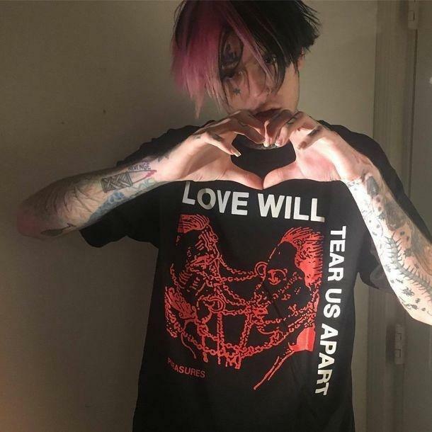 Y2K Grunge Love Will Tear Us Apart Shirt - Retro 90s Fashion, Summer Y2K Outfits, Gothic Style