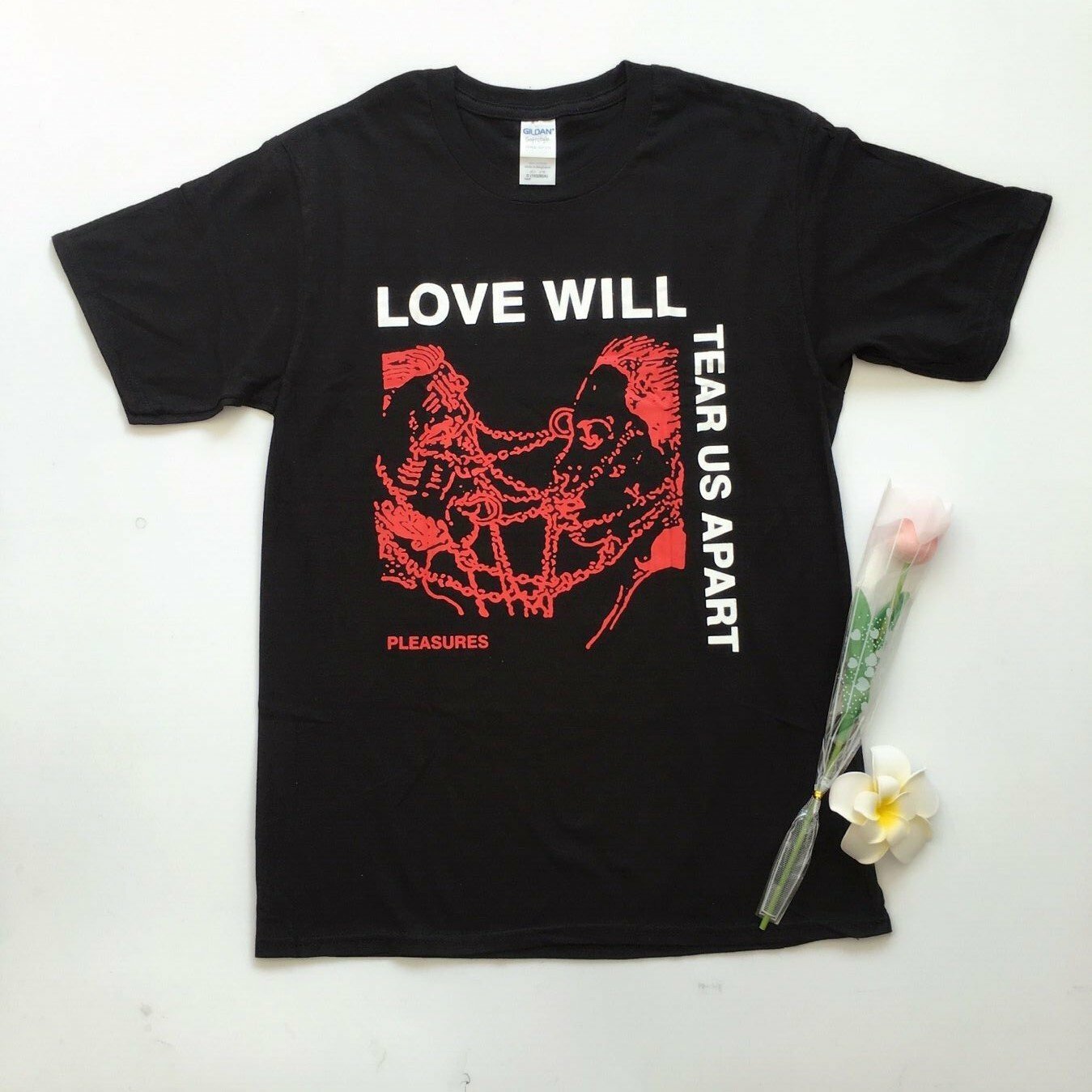 Y2K Grunge Love Will Tear Us Apart Shirt - Retro 90s Fashion, Summer Y2K Outfits, Gothic Style