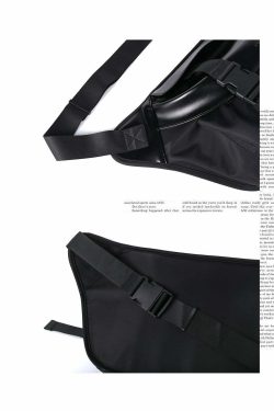 Y2K Grunge Messenger Bag - Perfect for 90s Outfits, Y2K Summer, and Retro Style