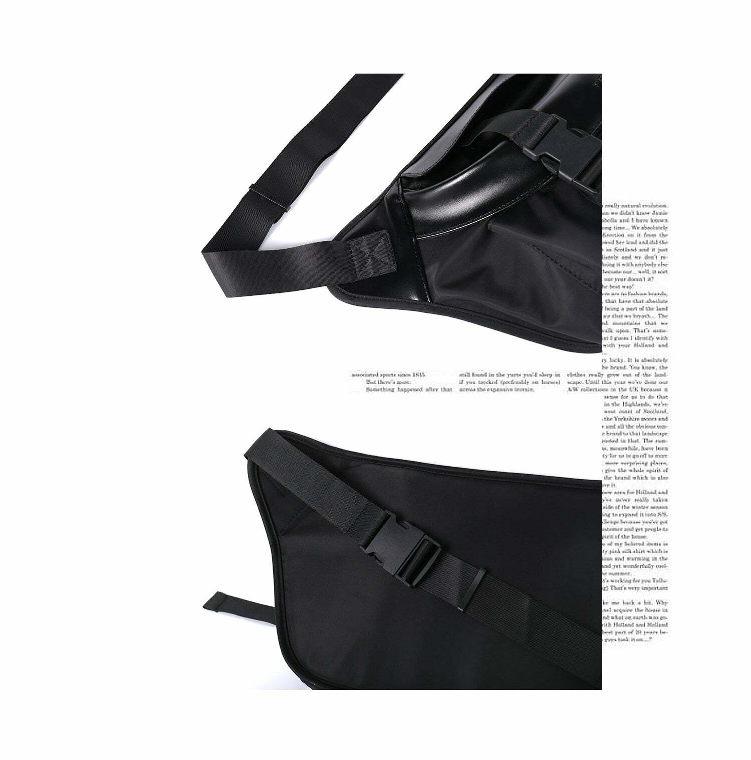 Y2K Grunge Messenger Bag - Perfect for 90s Outfits, Y2K Summer, and Retro Style