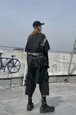 Y2K Grunge Messenger Bag - Perfect for 90s Outfits, Y2K Summer, and Retro Style