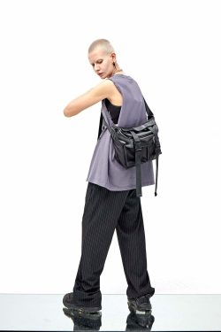Y2K Grunge Messenger Bag - Perfect for 90s Outfits, Y2K Summer, and Retro Style