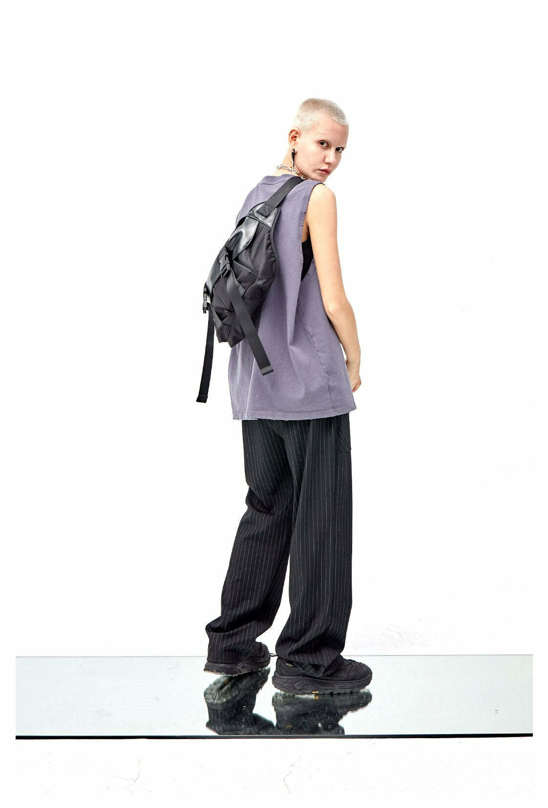 Y2K Grunge Messenger Bag - Perfect for 90s Outfits, Y2K Summer, and Retro Style