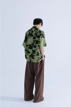 Y2K Grunge Midori Boxy Cut Shirt - Retro 90s Fashion, Summer Y2K Outfits, Pastel Goth Style