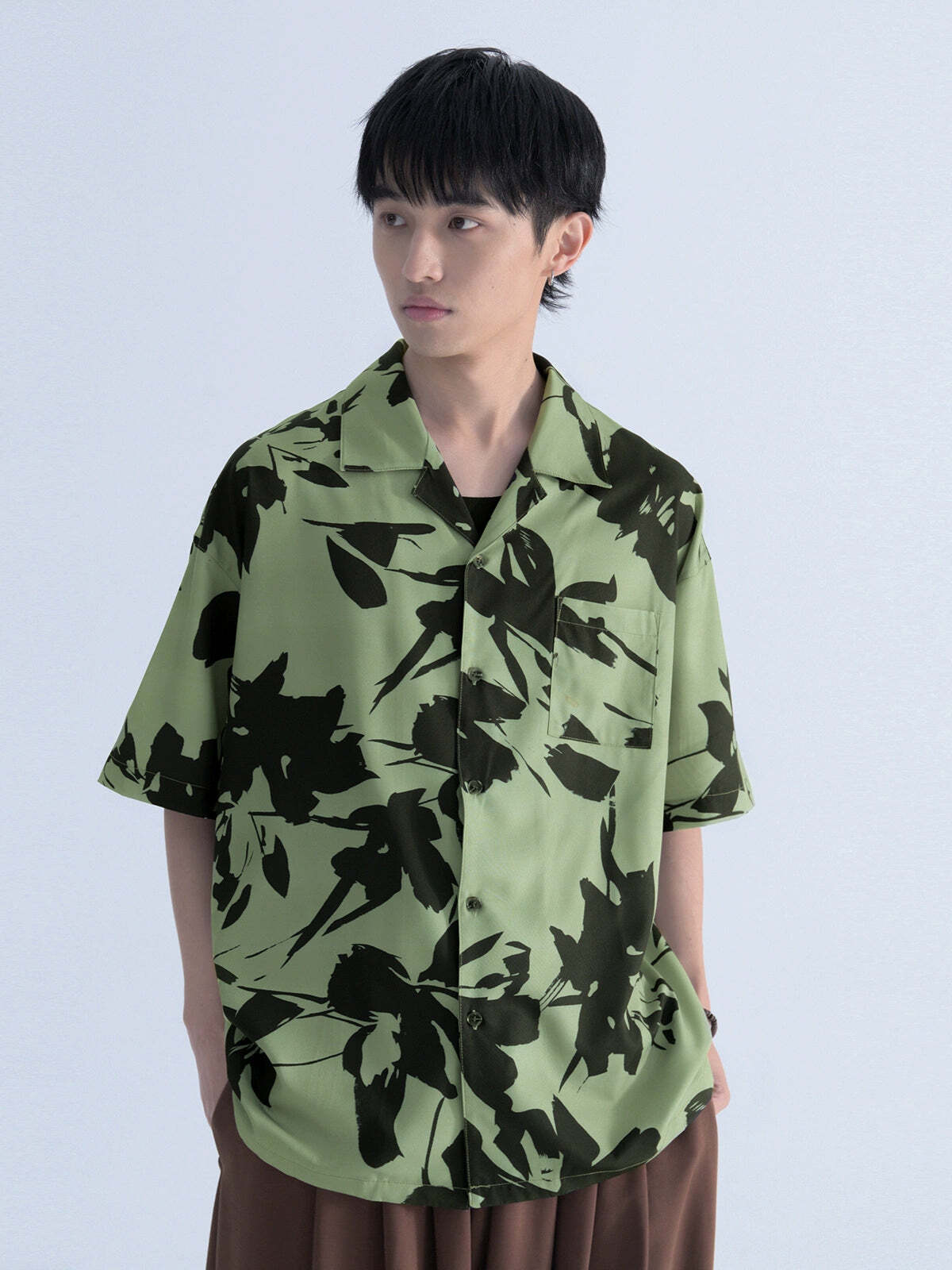 Y2K Grunge Midori Boxy Cut Shirt - Retro 90s Summer Outfit, Pastel Goth, Y2K Fashion