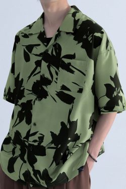 Y2K Grunge Midori Boxy Cut Shirt - Retro 90s Summer Outfit, Pastel Goth, Y2K Fashion