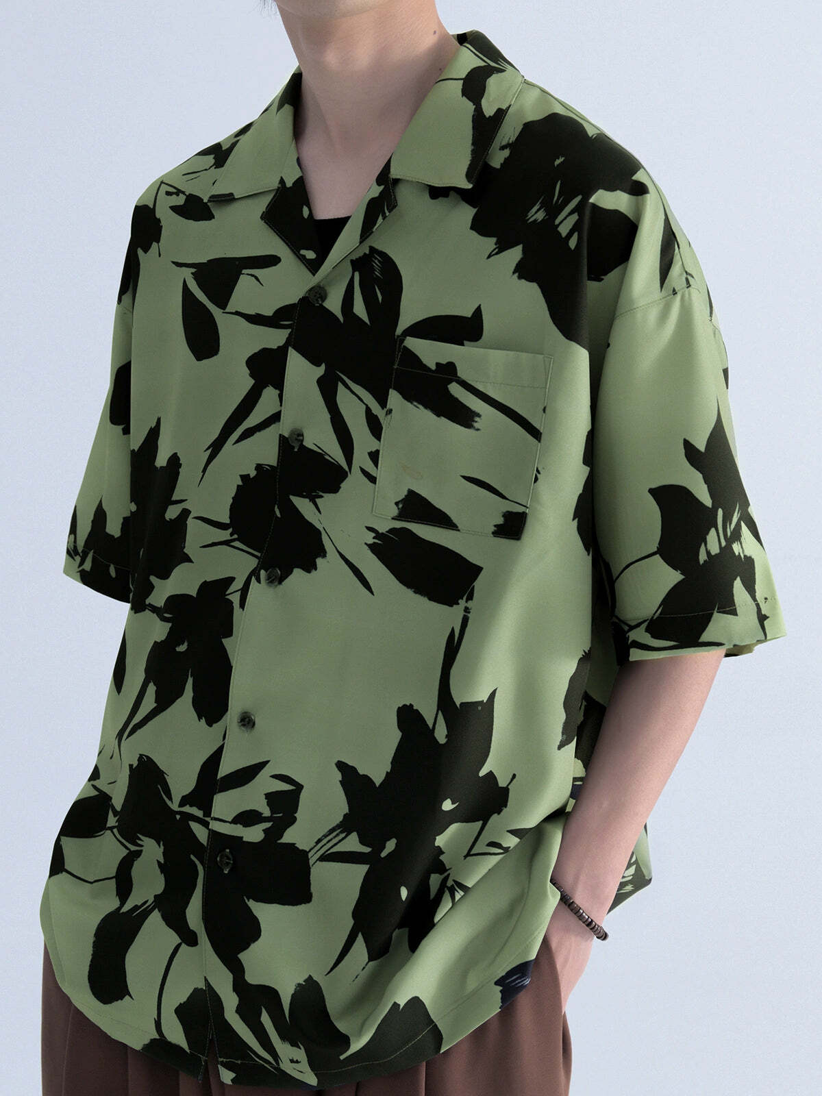 Y2K Grunge Midori Boxy Cut Shirt - Retro 90s Summer Outfit, Pastel Goth, Y2K Fashion