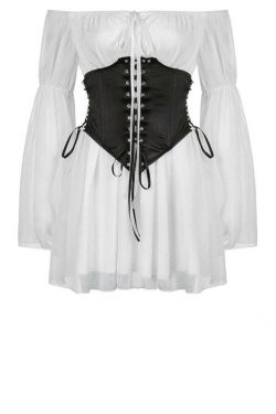 Y2K Grunge Mimosa Mini Corset Dress - 90s Fashion, Retro Summer Outfit, Gothic Y2K Style