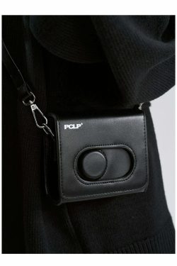 Y2K Grunge Mini Camera Bag - Perfect for 90s Outfits, Y2K Summer, and Retro Party Looks