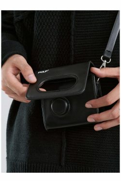 Y2K Grunge Mini Camera Bag - Perfect for 90s Outfits, Y2K Summer, and Retro Party Looks
