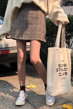 Y2K Grunge Mini Skirt - Retro 90s Fashion, Summer Y2K Outfits, Vintage Style