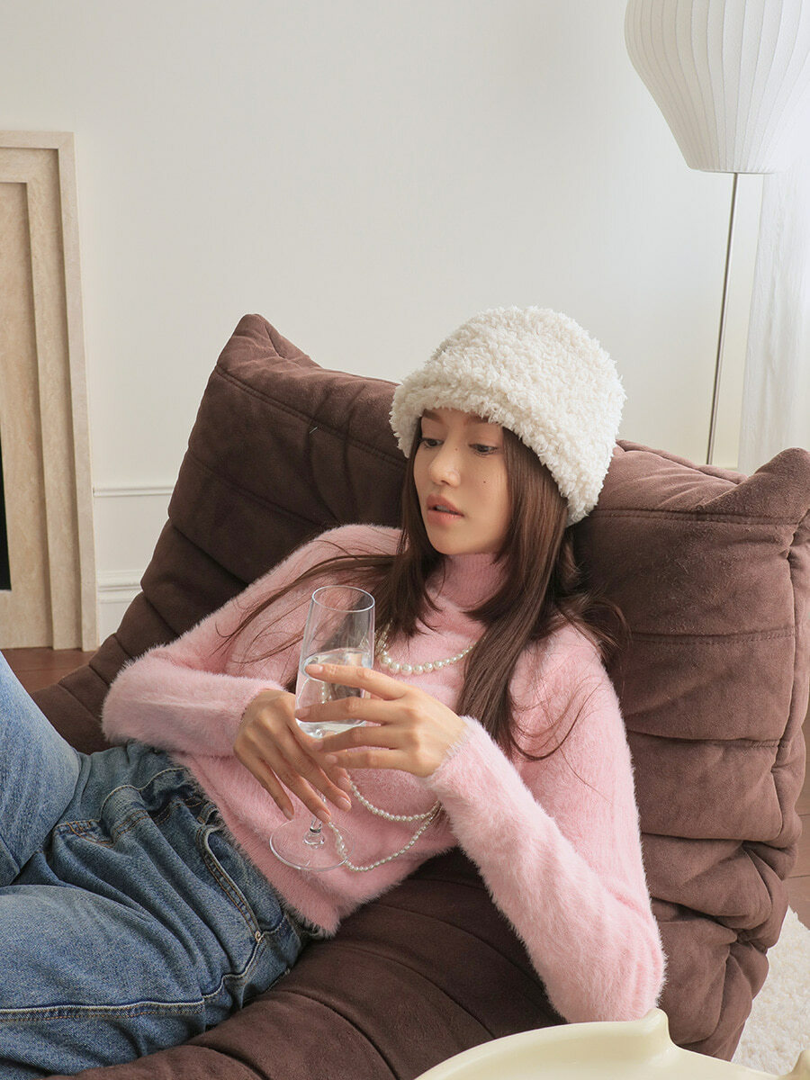 Y2K Grunge Mock Neck Crop Knit Top - Retro 90s Fashion, Summer Y2K Outfits, Pastel Goth Style