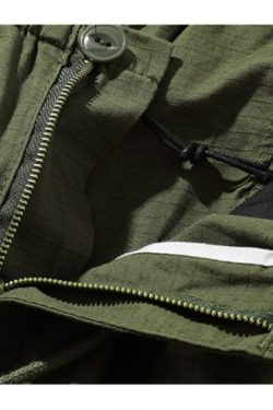 Y2K Grunge Monochrome Baggy Cargo Pants - 90s Retro Style, Y2K Summer & Club Outfits