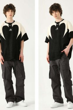 Y2K Grunge Multi-Pocket Utility Cargo Pants - 90s Retro Summer Outfit for Women