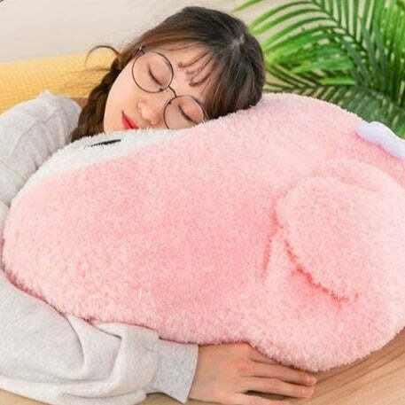 Y2K Grunge My Melody Kuromi Soft Pillow Cushions - Retro 90s Pastel Goth Home Decor