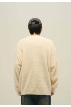 Y2K Grunge Neko Sweater - Retro 90s Fashion, Summer Y2K Outfits, Pastel Goth Style