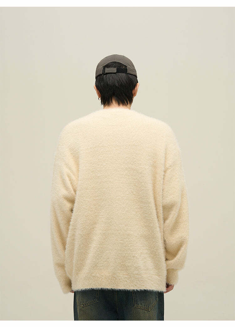 Y2K Grunge Neko Sweater - Retro 90s Fashion, Summer Y2K Outfits, Pastel Goth Style