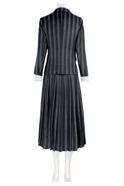 Y2K Grunge Nevermore Academy School Uniform - 90s Goth Retro Style for Women