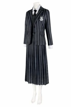 Y2K Grunge Nevermore Academy School Uniform - 90s Goth Retro Style for Women