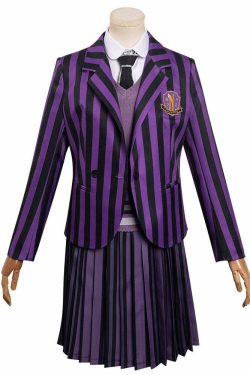 Y2K Grunge Nevermore Academy School Uniform - Retro 90s Fashion, Gothic Y2K, Pastel Goth