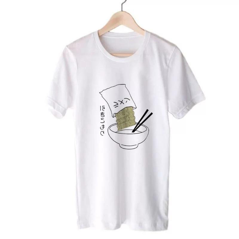 Y2K Grunge Noodle Head T-Shirt - Retro 90s Fashion, Summer Y2K Outfits, Baby Tees Y2K
