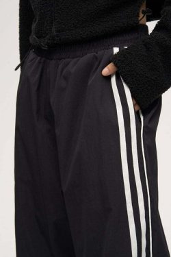 Y2K Grunge Nylon Track Pants - Retro 90s Fashion, Summer Y2K Outfits, Gothic Y2K Style