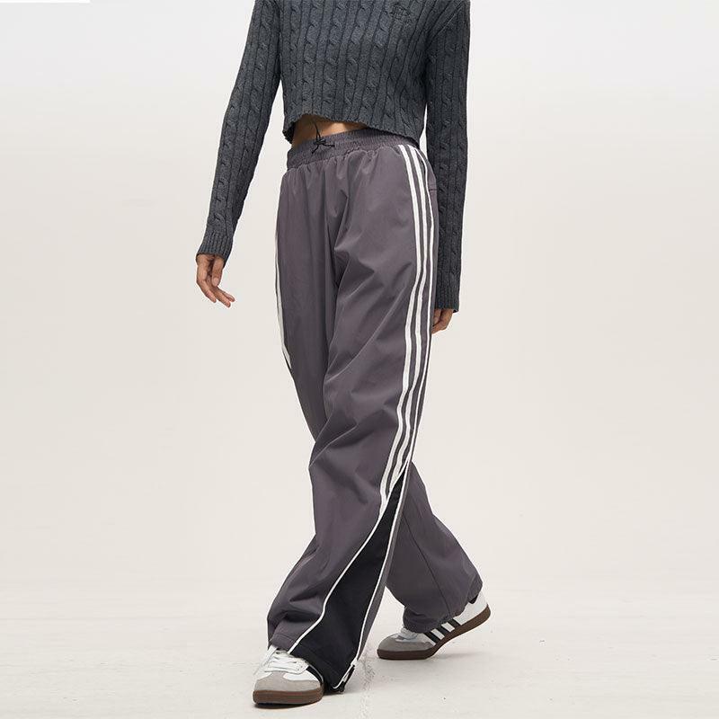 Y2K Grunge Nylon Track Pants - Retro 90s Fashion, Summer Y2K Outfits, Gothic Y2K Style