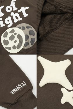 Y2K Grunge Outfits: Retro 90s Fashion Hoodie for Summer Parties & Club Nights