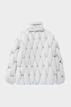Y2K Grunge Oversized Puffer Jacket - Retro 90s Fashion, Summer & Party Outfits