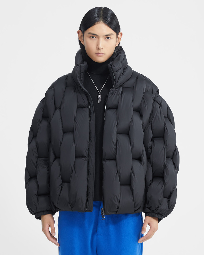Y2K Grunge Oversized Puffer Jacket - Retro 90s Fashion, Summer & Party Outfits