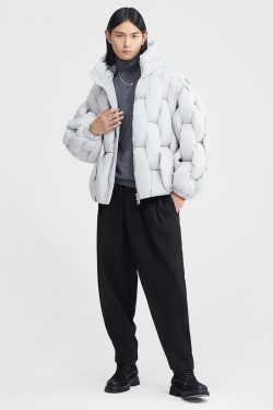 Y2K Grunge Oversized Puffer Jacket - Retro 90s Fashion, Summer & Party Outfits