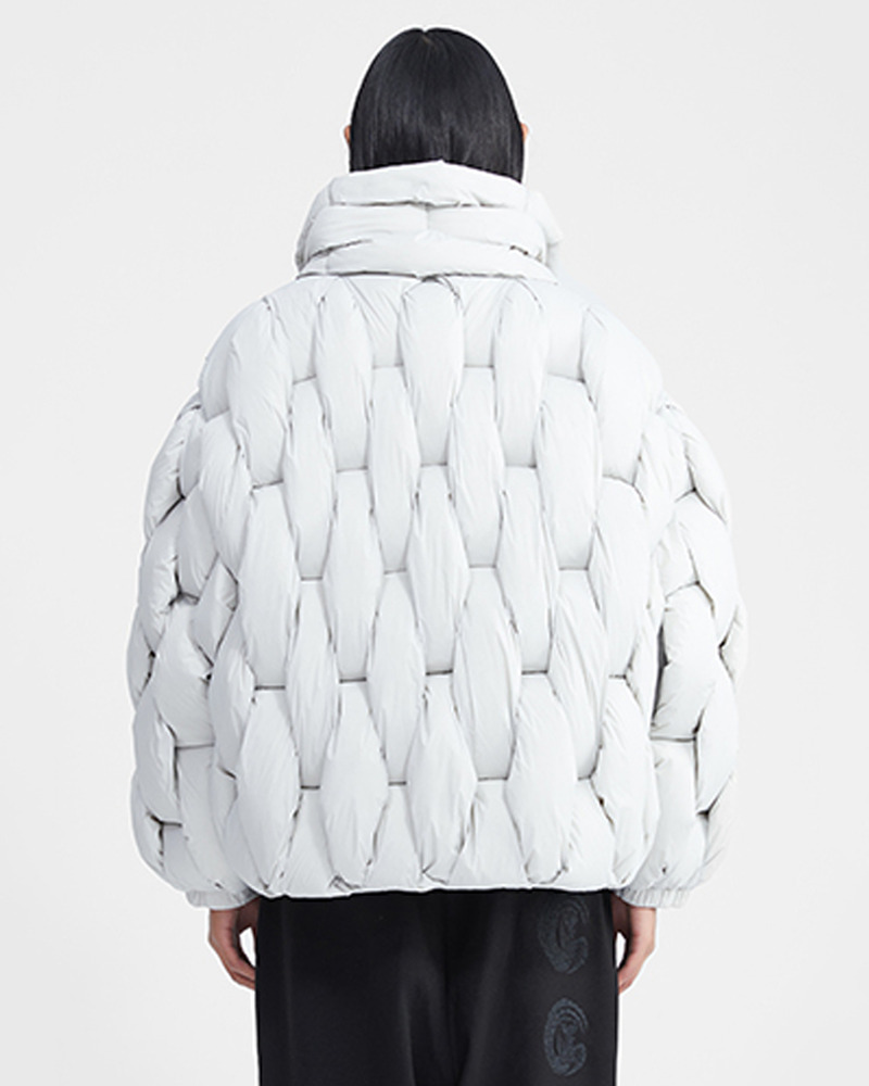 Y2K Grunge Oversized Puffer Jacket - Retro 90s Fashion, Summer & Party Outfits