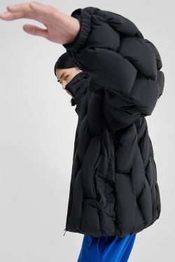 Y2K Grunge Oversized Puffer Jacket - Retro 90s Fashion, Summer & Party Outfits