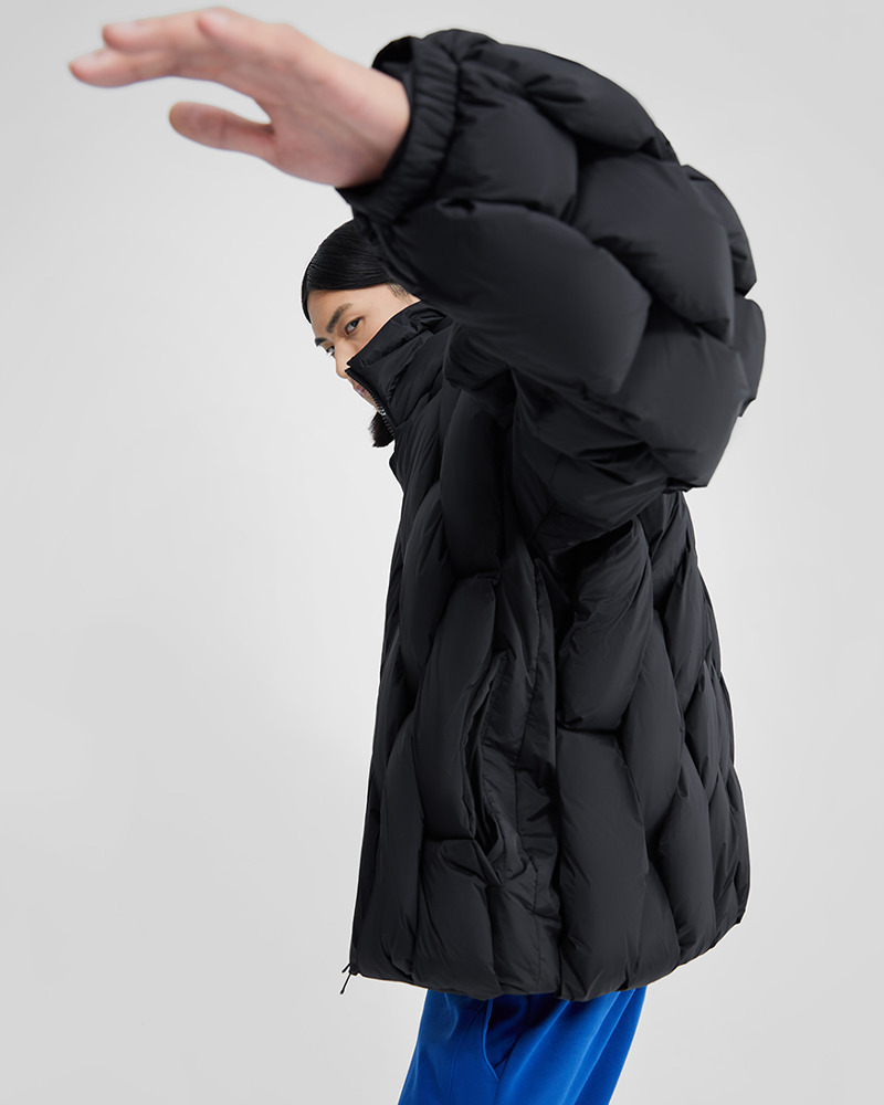 Y2K Grunge Oversized Puffer Jacket - Retro 90s Fashion, Summer & Party Outfits