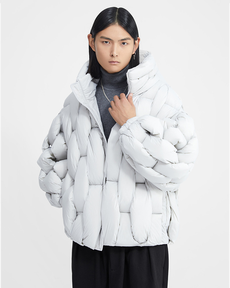 Y2K Grunge Oversized Puffer Jacket - Retro 90s Fashion, Summer & Party Outfits