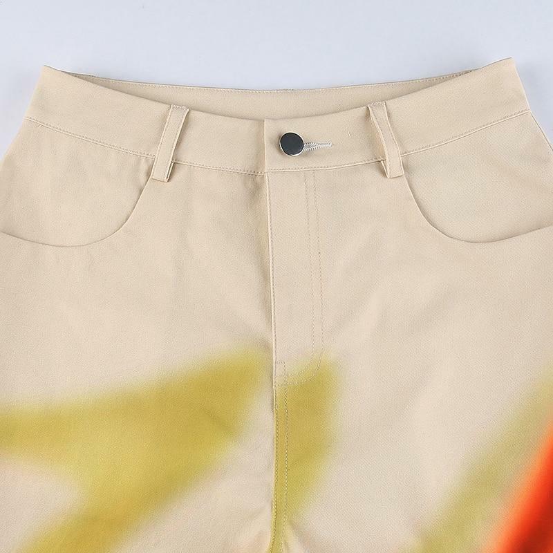 Y2K Grunge Paisley Pants - Retro 90s Summer Outfit, Perfect for Y2K Parties & Clubbing