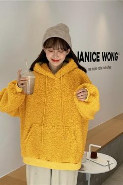 Y2K Grunge Panda Hoodie with Ears - Retro 90s Fashion, Pastel Goth, Y2K Outfits