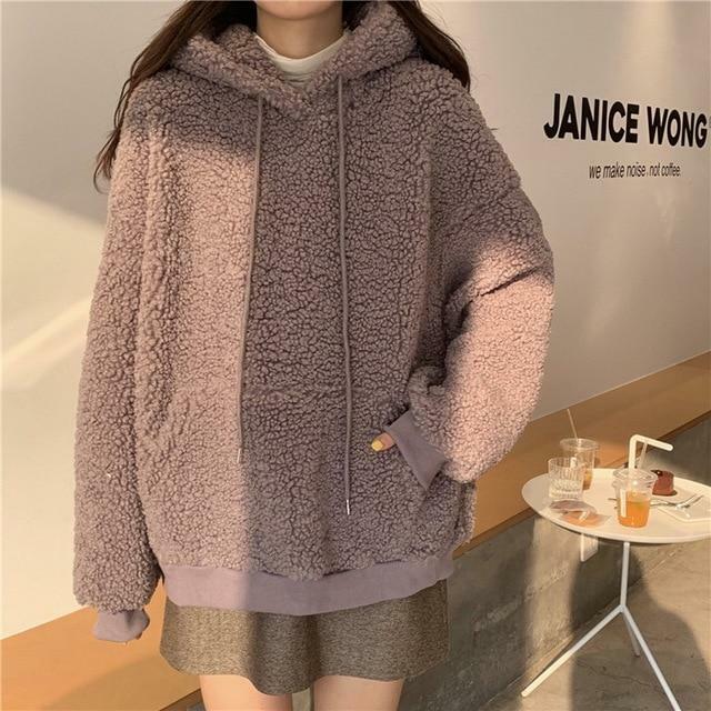 Y2K Grunge Panda Hoodie with Ears - Retro 90s Fashion, Pastel Goth, Y2K Outfits