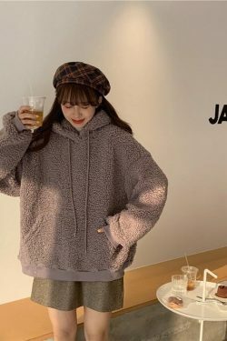 Y2K Grunge Panda Hoodie with Ears - Retro 90s Fashion, Pastel Goth, Y2K Outfits