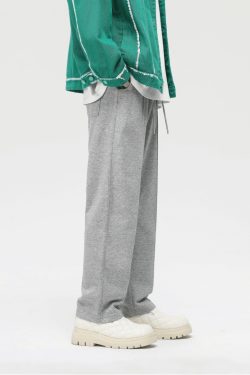 Y2K Grunge Paneled Lounge Pants - Retro 90s Fashion, Summer Outfits, and Pastel Goth Style