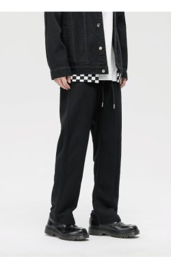 Y2K Grunge Paneled Lounge Pants - Retro 90s Fashion, Summer Outfits, and Pastel Goth Style