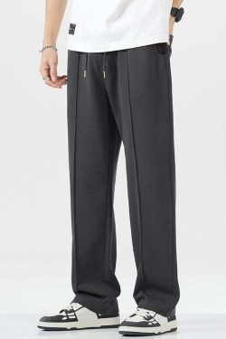 Y2K Grunge Paneled Lounge Pants - Retro 90s Fashion, Summer Outfits, and Pastel Goth Style