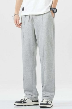 Y2K Grunge Paneled Lounge Pants - Retro 90s Fashion, Summer Outfits, and Pastel Goth Style