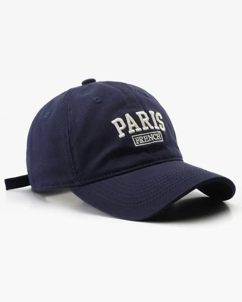 Y2K Grunge Paris Baseball Cap - Retro 90s Fashion, Summer Y2K Outfits, Pastel Goth Style