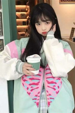 Y2K Grunge Pastel Bone Heart Hoodie - Retro 90s Fashion, Summer Y2K Outfits, Gothic Y2K Style