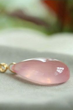 Y2K Grunge Pink & Gold Crystal Love Pendant Necklace - Retro 90s Fashion, Y2K Summer Outfit